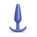 b-Vibe Butties Beginner Booty Bundle blue silicone anal plug for comfortable anal training.