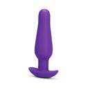 b-Vibe Butties Rookie Beginners Starter Silicone Plug in purple color, designed for comfortable and easy use.