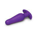 b-Vibe Butties Rookie Beginners Starter Silicone Plug in purple, beginner-friendly design for comfortable use.