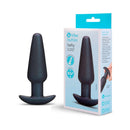 b-Vibe Butties Hefty 5.5 inch Weighted Anal Plug displayed with packaging on a white background.