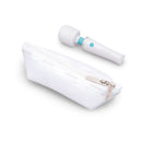 Le Wand Classique Mini Wand Massager with travel pouch for relaxation and wellness on the go.