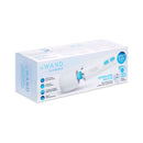 Le Wand Classique Petite Wand Massager with box showcasing features and design, travel-friendly and rechargeable.