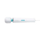 Le Wand Classique Plug-In Wand Massager showcasing its sleek design and control buttons on a white background.