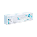 Le Wand Classique Rechargeable Wand Massager packaging showcasing its cordless design and features.