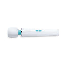 Le Wand Classique Rechargeable Wand Massager in sleek white design, perfect for deep, consistent vibrations and ergonomic use.