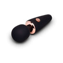 Le Wand Mini Micro Wand Black with a sleek black design and rose gold accents