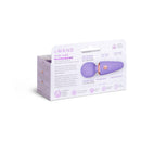 Le Wand Mini Micro Wand Vibrator Violet packaging showcasing its pocket-size design and features.