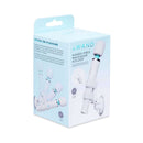 Le Wand Classique Hands-Free Massager Holder packaging with holder design and product details.