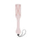 Peaches n CreaMe Chain Impressions Paddle in soft faux leather with rose gold chain detail for unique pleasure experiences.
