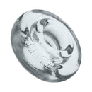 Oxballs Rimz Single Cock Ring Clear with thick, grippy design and plush cushioning for comfort.