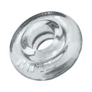 Oxballs Rimz Single Cock Ring Clear featuring thick, grippy design for comfort and support.