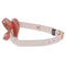 Peaches 'n CreaMe Silicone Lips Gag with Adjustable Faux Leather Strap in Peach Pearlescent Hue