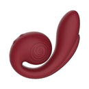 SVibe Snail Gizi Pro Vibrator Bordeaux in a sleek, body-hugging design, ideal for triple stimulation.