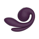 SVibe Snail Gizi Pro Vibrator Grapo in luxurious purple design for dual stimulation pleasure.