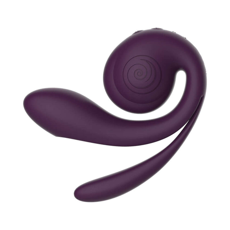 SVibe Snail Gizi Pro Vibrator Grapo in a luxurious purple design with a unique snail-motion feature.