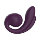 SVibe Snail Gizi Pro Vibrator Grapo in elegant purple design for dual-stimulation pleasure.