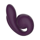 SVibe Snail Gizi Pro Vibrator Grapo in elegant purple design showcasing dual-stimulation features.