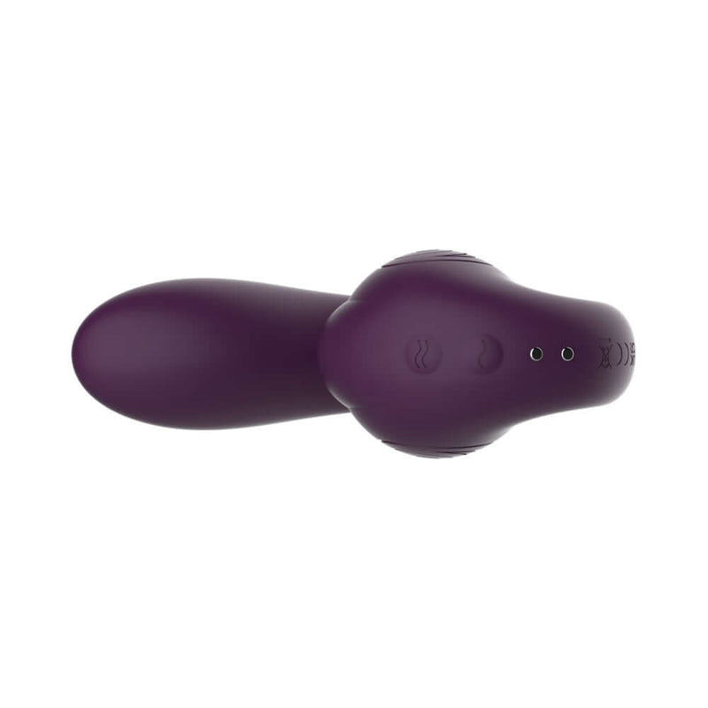 SVibe Snail Gizi Pro Vibrator Grapo in a sleek purple design for dual stimulation pleasure.