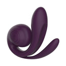 SVibe Snail Gizi Pro Vibrator Grapo in elegant purple design for dual-stimulation pleasure.