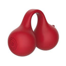SVibe Snail Twinn Finger Vibrator Cherry, unique design with compression technology for enhanced stimulation.