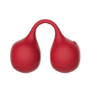 SVibe Snail Twinn Finger Vibrator Cherry in red, designed for immersive clitoral stimulation and adjustable modes.