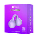 SVibe Snail Twinn App Enabled Finger Vibrator Lilac packaging features a vibrant lilac design.