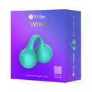 SVibe Snail Twinn App Enabled Finger Vibrator Tiffany packaging with clit hugging vibe design.