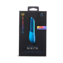 Nu Sensuelle Nikita XLR8 Bullet with Turbo Boost Motor Blue packaging showcasing sleek design and advanced features.