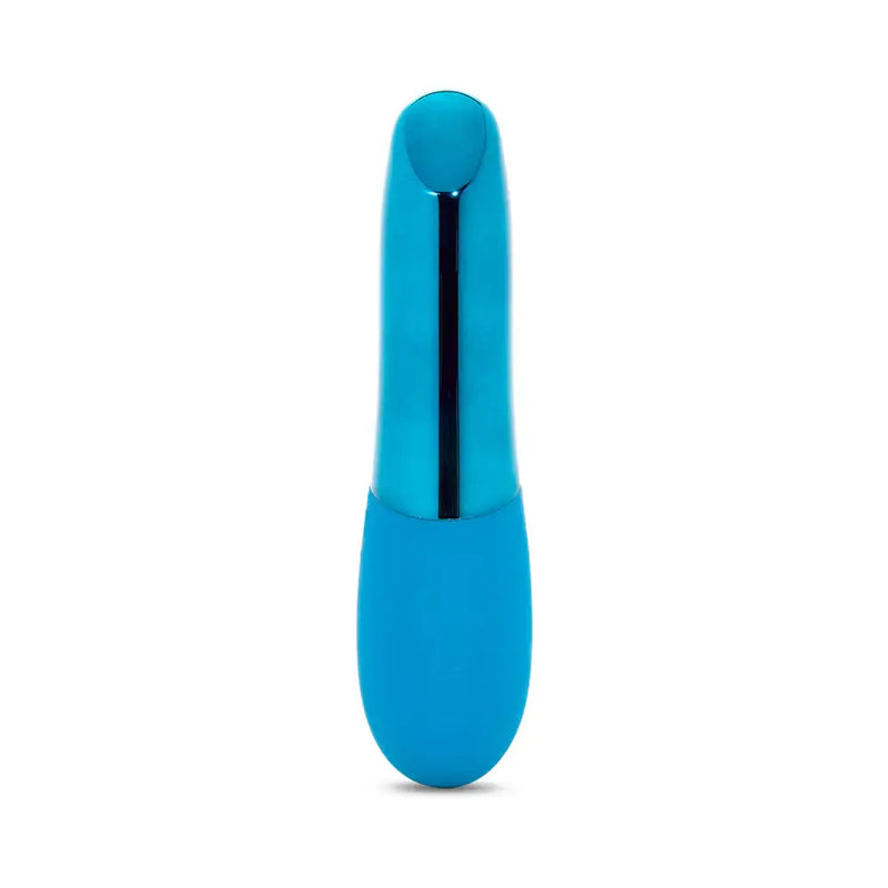 Nu Sensuelle Nikita XLR8 Bullet with Turbo Boost Motor Blue, sleek design and angled tip for powerful stimulation.