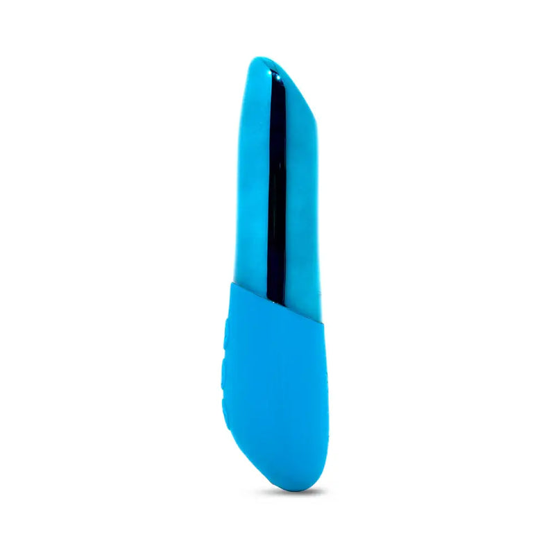 Nu Sensuelle Nikita XLR8 Bullet with Turbo Boost Motor Blue side view showcasing elegant design.
