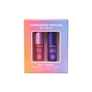 Eye Of Love Pheromone Roll-On Set Sunny Daze Lilac Dream packaging featuring two fragrances for day and night.