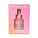 Eye of Love Pheromone Parfum Oil 0.67 Oz Dropper Sunny Daze in a pink box with attract him messaging.