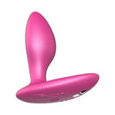 We-Vibe Ditto+ Remote Vibrating Anal Plug Cosmic Pink showcased from the side, highlighting its sleek design.