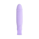 Selopa Petite Pecker Rechargeable Silicone Vibrator Purple, small vibrator for precision stimulation with tapered tip.