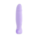 Selopa Petite Pecker Rechargeable Silicone Vibrator Purple with tapered tip for targeted satisfaction.