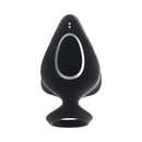Ballin Out Silicone Rechargeable Prostate Massager Black, a sleek black prostate toy with a powerful vibrating shaft.