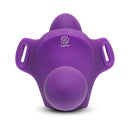 Together Lock-In Dual-Ended Vibrating Strap-on & Harness Set with ergonomic design in purple color.