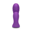 Together Blended Pleasure Remote Controlled Triple-Pronged Vibrator in purple, designed for blended stimulation.