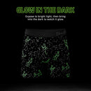 Shinesty Big Bang Glow-in-the-dark Ball Hammock Underwear L featuring constellation print that glows in the dark.