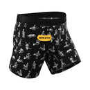 Shinesty Bare Back Bones Ball Hammock Pouch Underwear 2XL with playful skeleton print and fly detail.