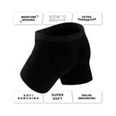 Shinesty The Rear View Size Warning Ball Hammock Underwear M showcasing features like moisture wicking and super soft fabric.
