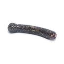 Chakrubs Anahata Curve Rhodonite Wand, hand-carved crystal pleasure tool for heart chakra and emotional healing.