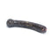 Chakrubs Anahata Curve Rhodonite Wand, hand-carved crystal pleasure tool for heart chakra and emotional healing.