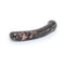 Chakrubs Anahata Curve Rhodonite Wand showcasing its sleek design and unique rhodonite crystal details.