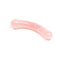 Chakrubs Heart Curve Rose Quartz Wand, a hand-sculpted pleasure tool carved from pure rose quartz with a gentle curve.