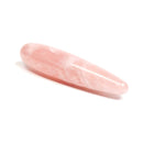 Chakrubs Heart Original Rose Quartz Wand, hand-carved crystal for healing and love, made from pure rose quartz.