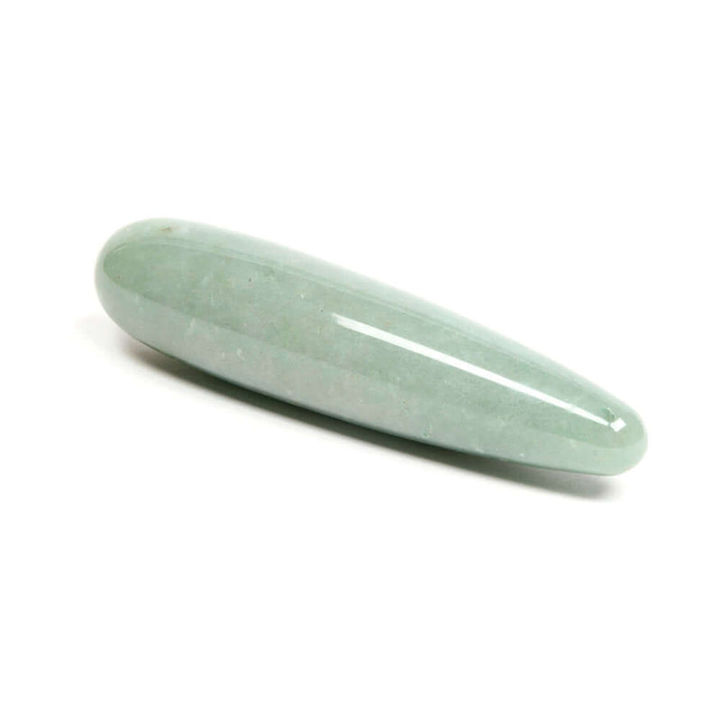 Chakrubs Indian Jade Original Green Aventurine Wand made from pure green aventurine, perfect for healing.
