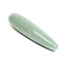 Chakrubs Indian Jade Original Green Aventurine Wand, a hand-carved healing tool made from pure green aventurine.