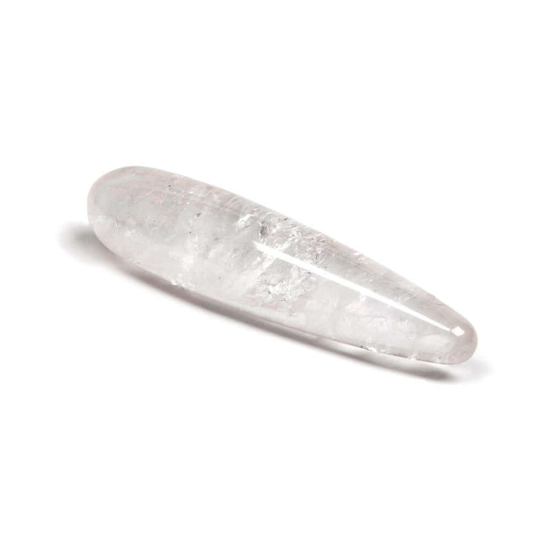Chakrubs Prism Original Clear Quartz Wand showcasing a hand-carved clear quartz healing tool for pleasure and meditation.