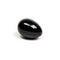 Chakrubs Xaga Yoni Egg Obsidian non-drilled, a polished black obsidian egg for pelvic floor strengthening.
